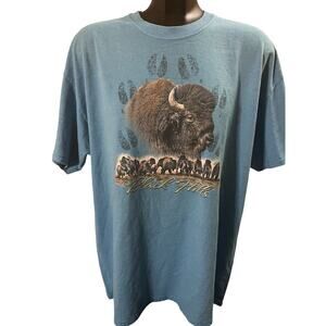 Black Hills Bison Graphic T-Shirt - Size XL